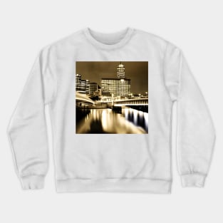 Melbourne City Lights Landscape Photo Crewneck Sweatshirt